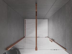 Mexen Velar ușă de duș culisantă 90 cm, transparent, Roz-auriu - 871-090-000-01-60
