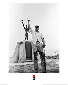Imprimare de artă Muhammad Ali - Black Power Statue, (60 x 80 cm)