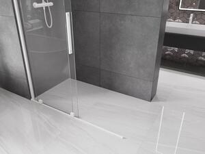 Mexen Velar ușă de duș culisantă Walk-in 130 cm, transparent, albă - 871-130-000-03-20