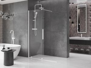 Mexen Velar ușă de duș culisantă Walk-in 130 cm, transparent, albă - 871-130-000-03-20