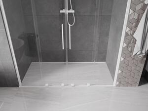 Mexen Velar Duo ușă de duș culisantă 170 cm, transparent, albă - 871-170-000-02-20