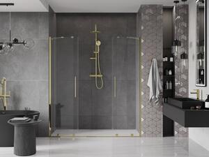Mexen Velar Duo ușă de duș culisantă 170 cm, transparent, auriu - 871-170-000-02-50
