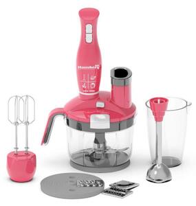 Blender 4 in 1 Hausberg capacitate bol 1.5 l 1500 W functie turbo Roz