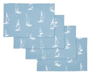 Suporturi pentru farfurii 4 buc. din bumbac 30x46 cm Salcombe Boats – Catherine Lansfield
