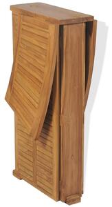 Masă de bar pliabilă, 155 x 53 x 105 cm, lemn masiv de tec