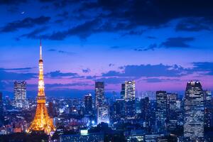 Fotografie Tokyo night view, Takao Kataoka