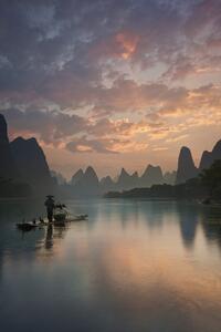Fotografie Li River Sunrise, Yan Zhang
