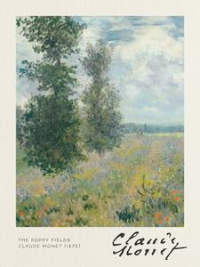 Reproducere The Poppy Fields - Claude Monet