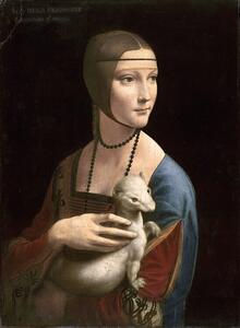 Reproducere The Lady with the Ermine (Cecilia Gallerani), c.1490, Vinci, Leonardo da