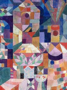 Reproducere Distressed Castle Garden - Paul Klee