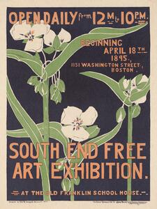 Reproducere South End Art Exhibition (Floral Vintage), (30 x 40 cm)