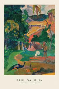 Reproducere Landscape with Peacocks (Special Edition) - Paul Gauguin