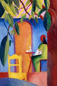 Reproducere Turkish Cafe No.2 (Abstract Bistro Painting) - August Macke, (26.7 x 40 cm)