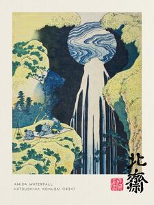 Reproducere Amida Waterfall (Waterfalls of Japan) - Katsushika Hokusai