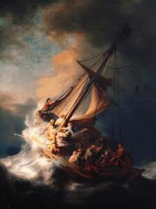 Reproducere The Storm on the Sea of Galilee (Vintage Boat) - Rembrandt