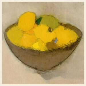 Reproducere Lemons (Still Life in Yellow / Square) - Helene Schjerfbeck, (40 x 40 cm)