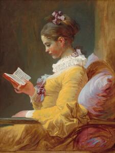 Reproducere The Reader (Young Girl Reading) - Jean-Honoré Fragonard