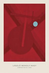 Reproducere Composition G4 (Original Bauhaus in Red, 1926) - Laszlo / László Maholy-Nagy