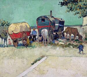 Vincent van Gogh - Reproducere The Caravans, Gypsy Encampment near Arles, 1888, (40 x 30 cm)