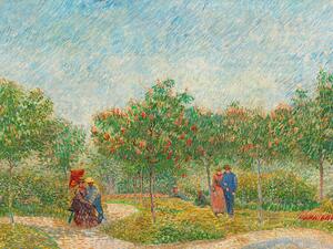 Reproducere Garden with Courting Couples (Square Saint-Pierre) - Vincent van Gogh