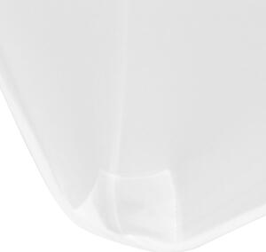 Huse elastice pentru masă, 120 x 60,5 x 74 cm , alb, 2 buc