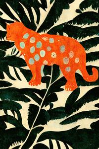 Ilustrație Tiger In The Jungle, Treechild