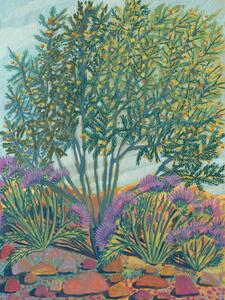 Ilustrație Green bush, Eleanor Baker, (30 x 40 cm)