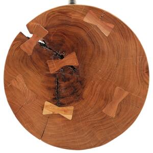 Masă de bar din bușteni, Ø53x105 cm, lemn masiv de acacia