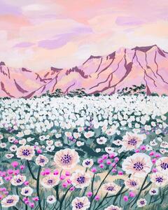 Ilustrație Pink Desert, Sarah Gesek