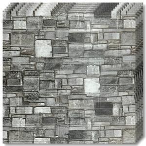 10 x Placi Tapet 3D - 70 X 77 Cm "Mozaic- Gri deschis " 3mm ( COD: 92 )