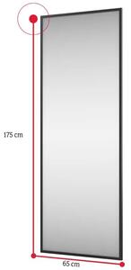 Oglindă ZARUBA, 175x65, alb