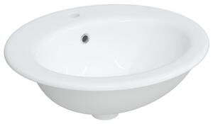 Chiuvetă de baie albă 52x46x20 cm, ovală, ceramică