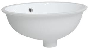 Chiuvetă de baie albă 43x35x19 cm, ovală, ceramică