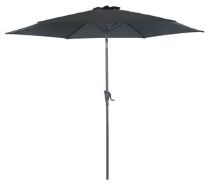 Umbrelă de soare neagră ø 300 cm Roja - Rojaplast