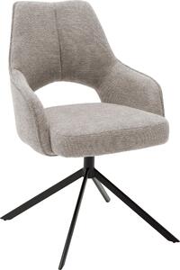 MCA furniture Set 2 scaune rotative Bangor gri 57/66/89 cm