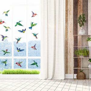 Autocolante pentru geam 20 buc. 40x60 cm Hummingbirds – Ambiance