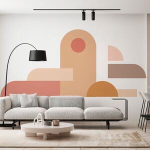 Autocolant de perete 185x150 cm Abstract Sunset – Ambiance