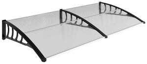 Outsunny Copertina moderna din PP, 200x96x27 cm, negru | Aosom Romania
