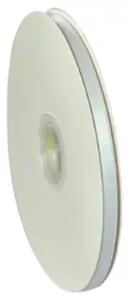 Panglica Dublu Satinata Alba 6 mm, 91 m