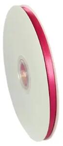 Panglica Dublu Satinata Rosa 6 mm, 91 m
