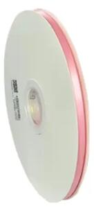 Panglica Dublu Satinata Roz 6 mm, 91 m