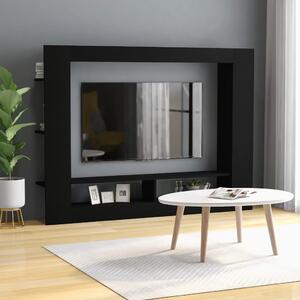 Comodă TV, negru, 152x22x113 cm, PAL