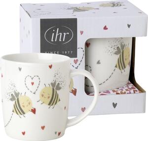Cană din porțelan 300 ml Bee My Valentine - IHR