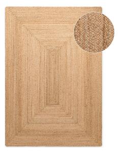 Covor în culoare naturală reversibil, țesut manual din iută 80x150 cm Sharmila Natural Brown – Hanse Home
