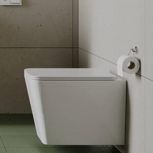 Hagser Lina vas wc cu capac soft-close agăţat fără margine alb HGR60000042