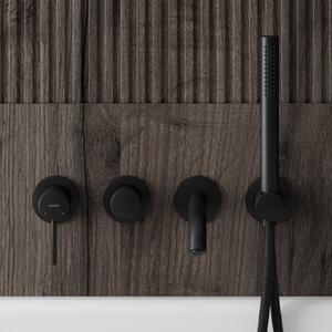 Ksuro 01 baterie cadă-duș ascuns negru 13001030