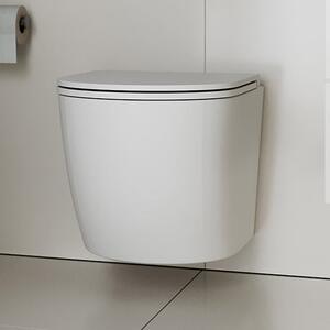 Hagser Beno vas wc cu capac soft-close agăţat fără margine alb HGR13000042