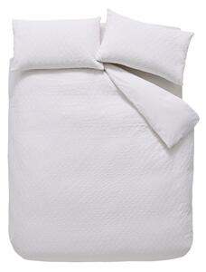 Lenjerie albă din bumbac pentru pat de o persoană 135x200 cm - Bianca