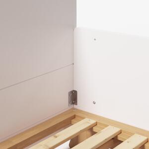 Pătuț 70x140 cm alb din lemn de fag Maralis – Kave Home