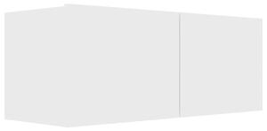 Comodă TV, alb, 80 x 30 x 30 cm, PAL